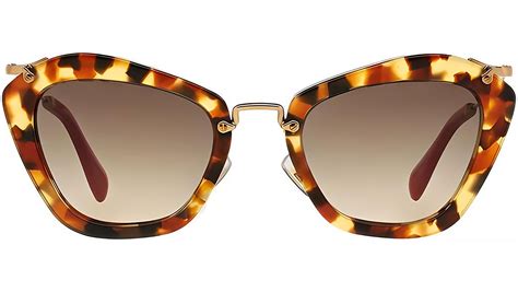 miu miu mu 10ns hao-4n0 tortoise grey beige gold|Miu Miu™ .